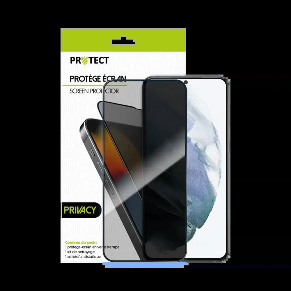Verre trempé anti-espions Samsung Galaxy S21+ 5G protection écran 9H - PROTECT Transparent
