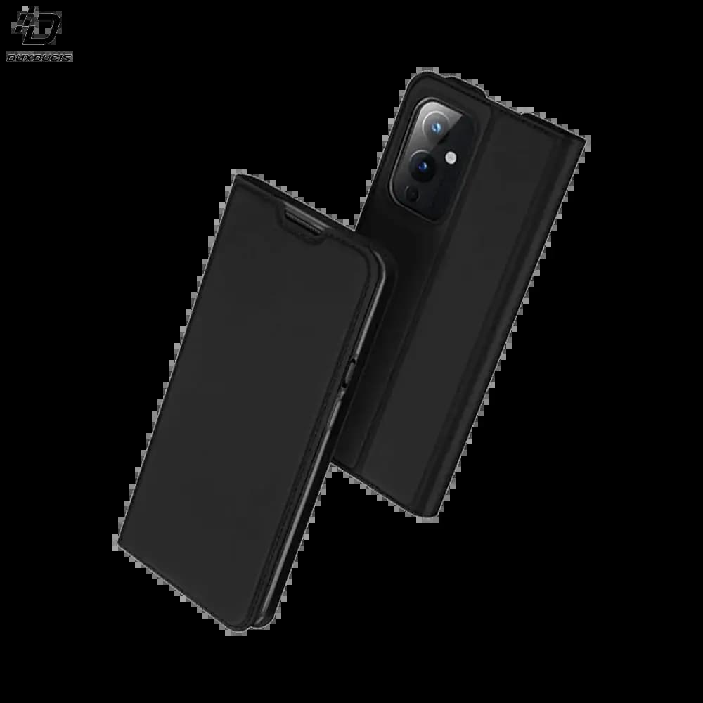 Housse folio OnePlus 9 porte-carte - Dux Ducis Skin Pro Noir