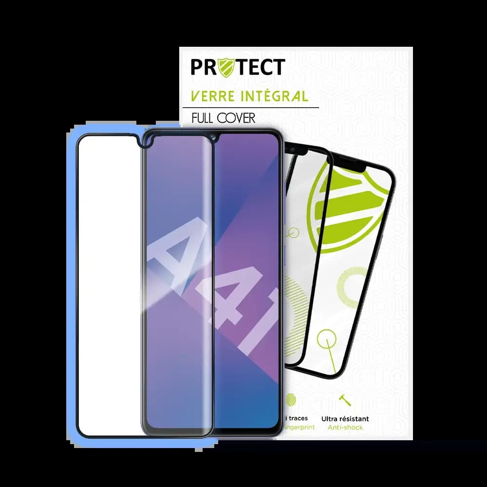 Verre trempé intégral Samsung Galaxy A41 protection écran 9H - PROTECT Noir