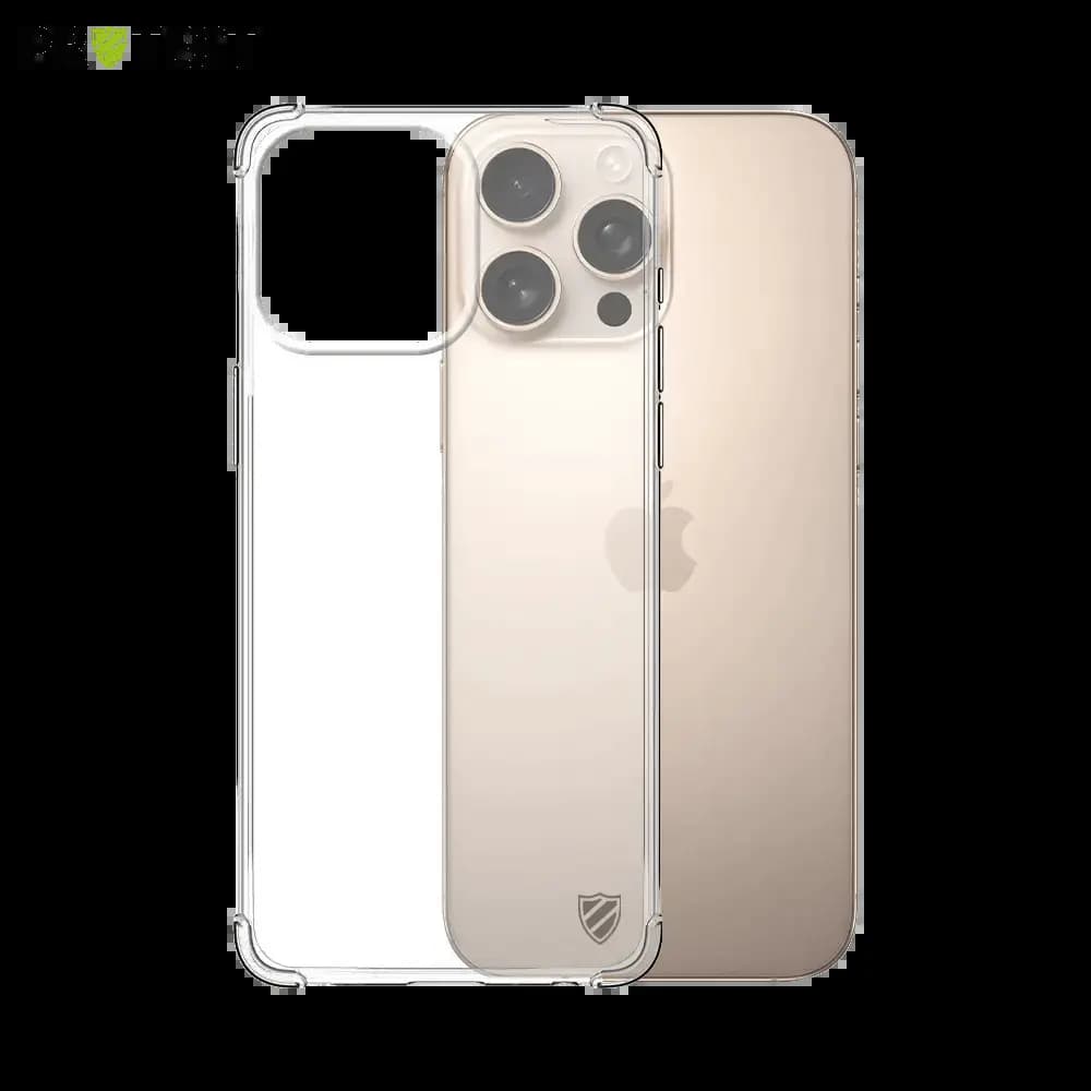 Coque antichoc renforcée transparente iPhone 16 Pro Max - silicone PROTECT