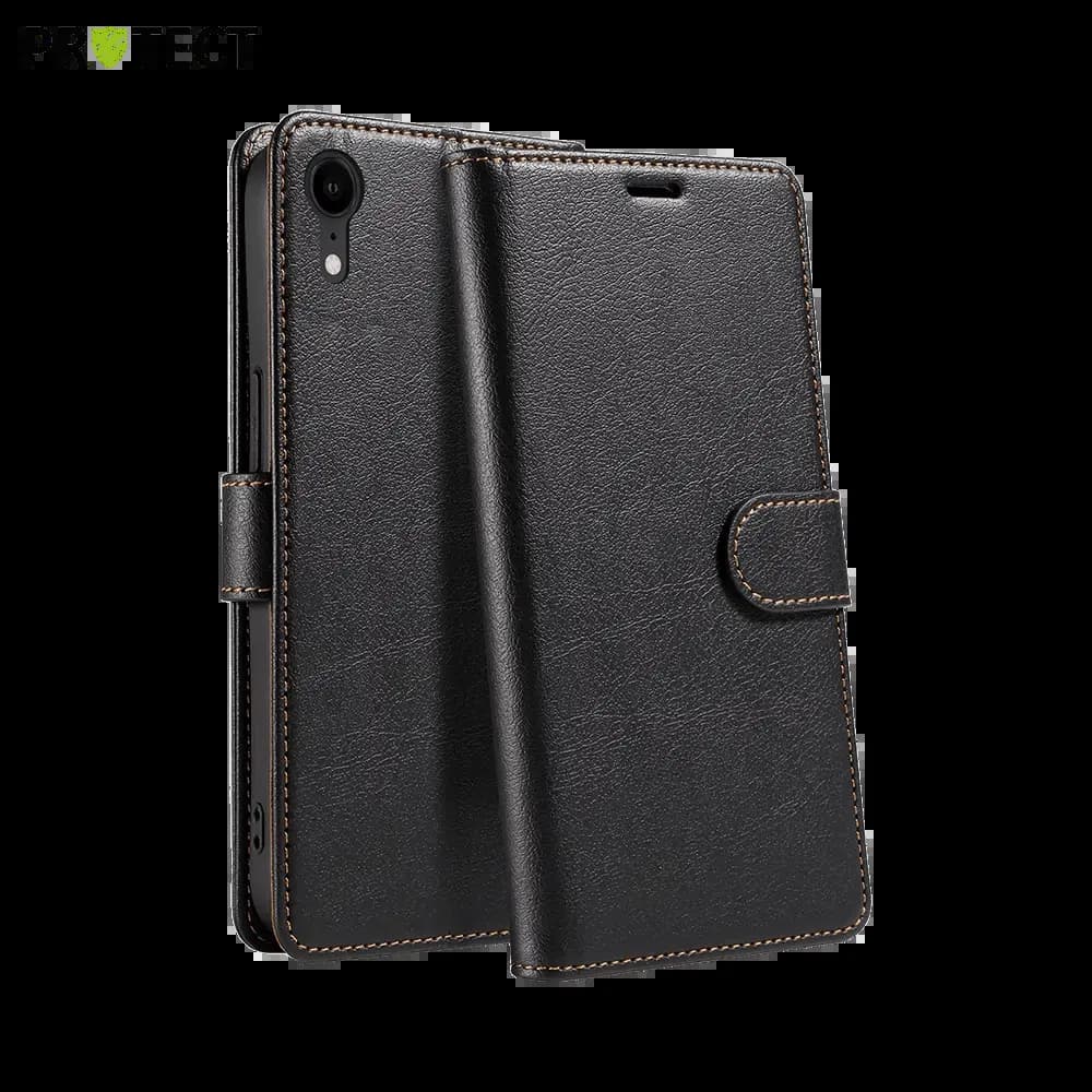 Housse folio anti-RFID iPhone XR – PROTECT IP011 Noir