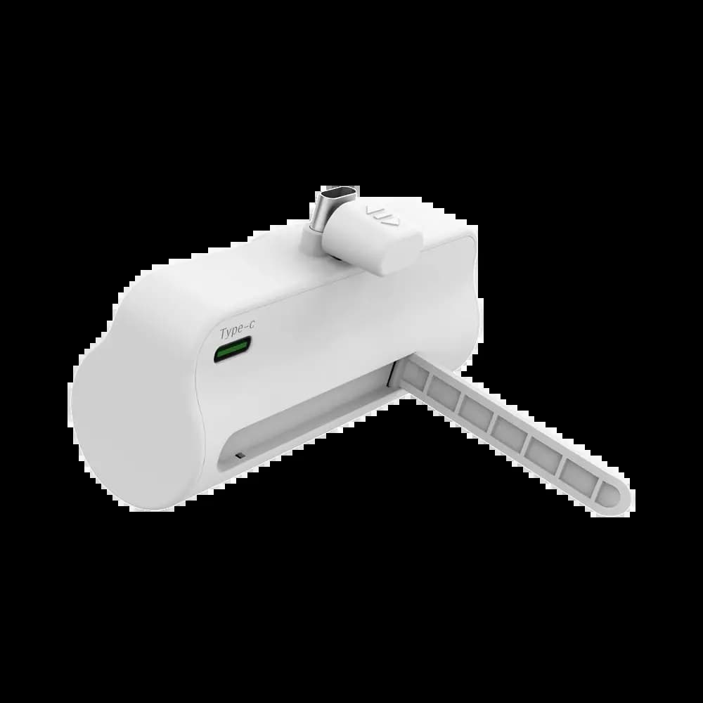 Batterie externe 5000mAh 20W USB-C avec support intégré – T'nb PBUNANO Blanc - Vue 3