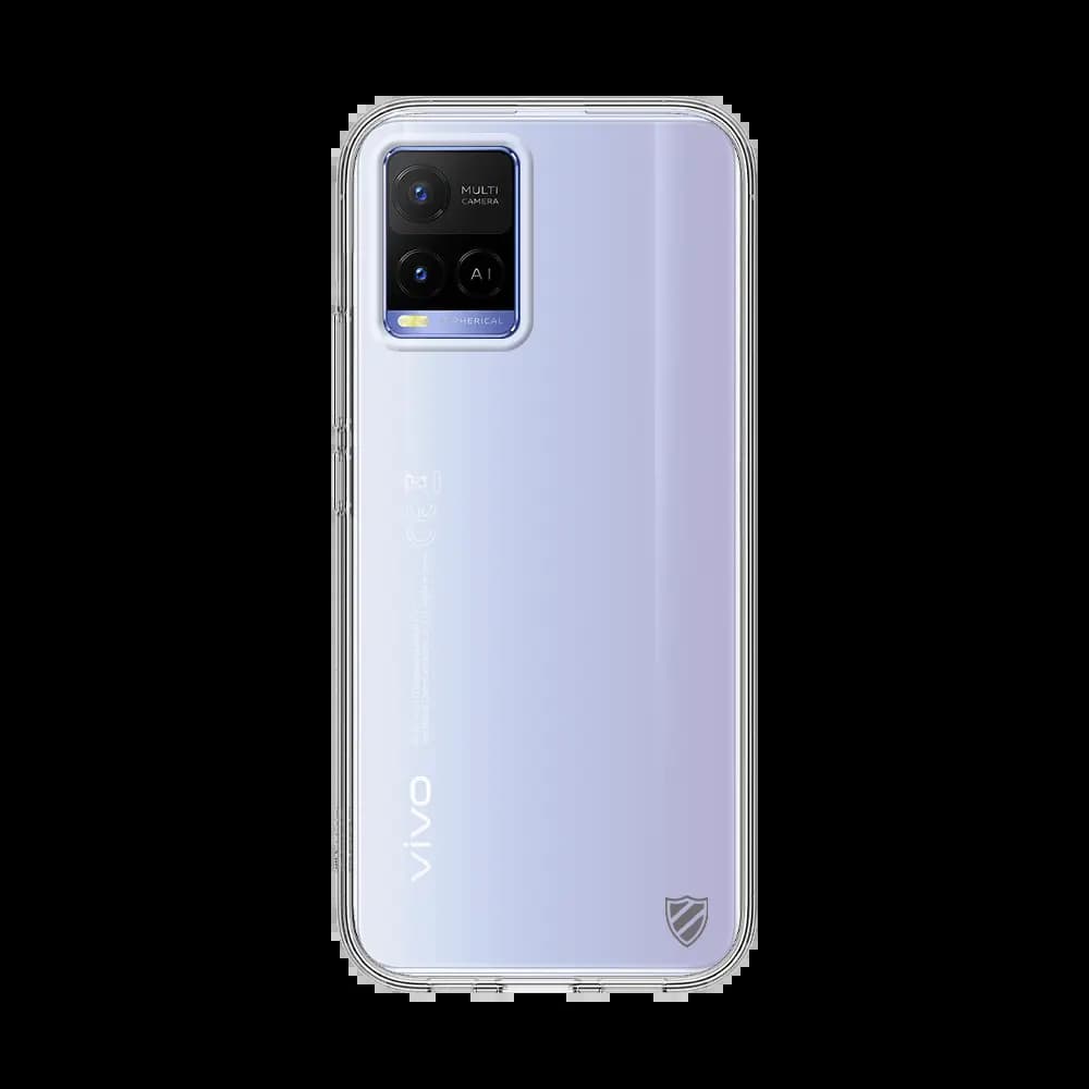 Coque silicone Vivo Y21 - PROTECT Transparent - Vue 2