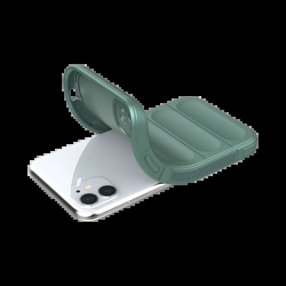 Coque de protection antichoc renforcée iPhone 11 - PROTECT IX008 Vert Foncé - Vue 3