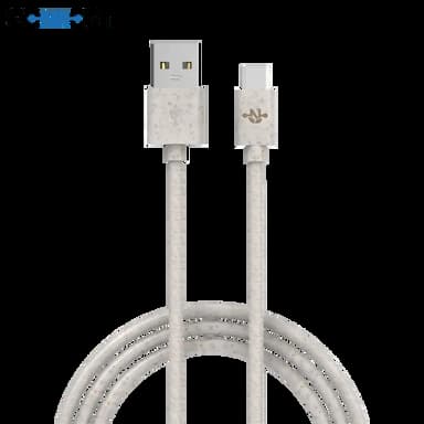 Câble USB vers USB-C 15W éco-friendly (1m) - CONNECT Beige