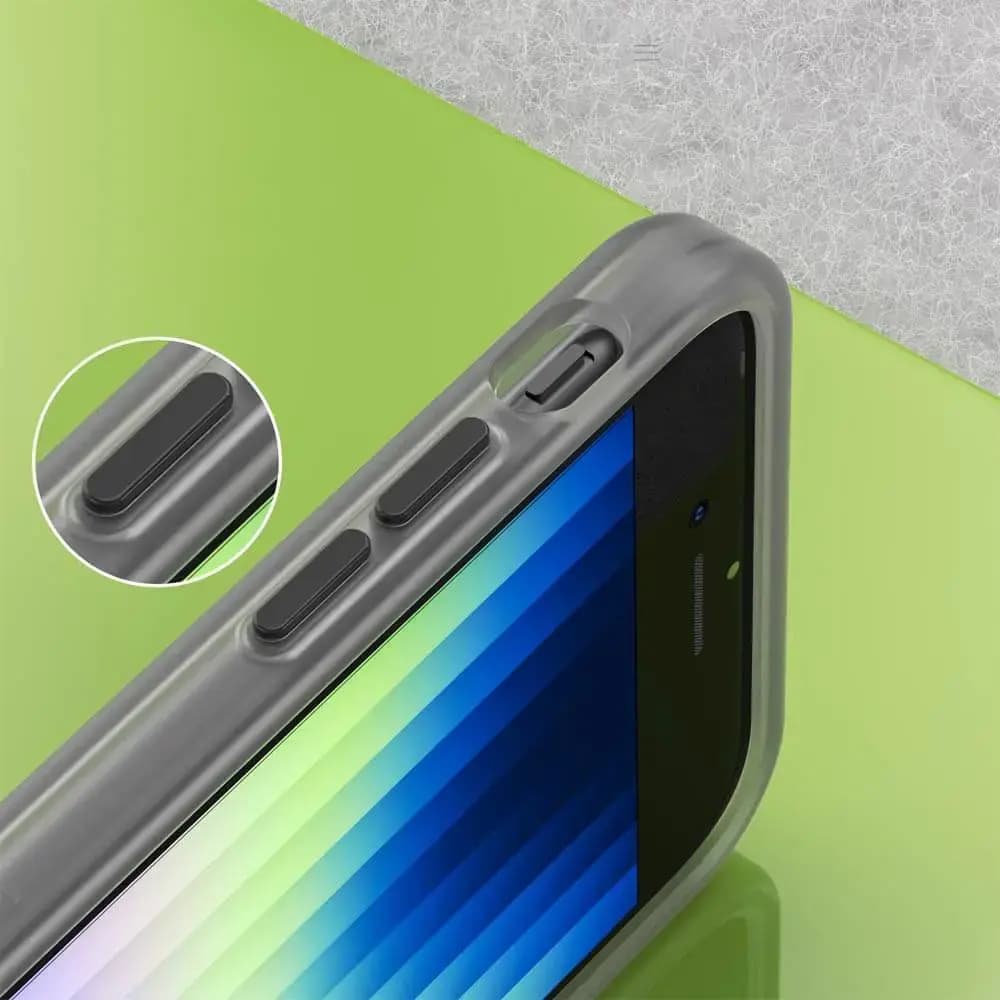Coque MagSafe bi-matière iPhone 7 / 8 / SE (2nd & 3e Gen) - PROTECT MF-006 Noir