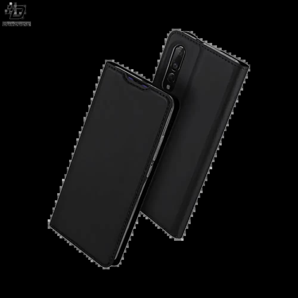Housse folio Xiaomi Mi 9 Lite porte-carte - Dux Ducis Skin Pro Noir