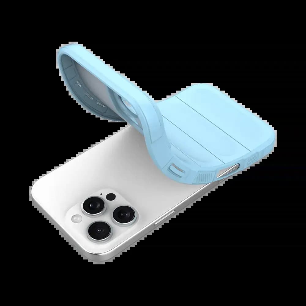Coque de protection antichoc renforcée iPhone 16 Pro Max - PROTECT IX008 Bleu Clair