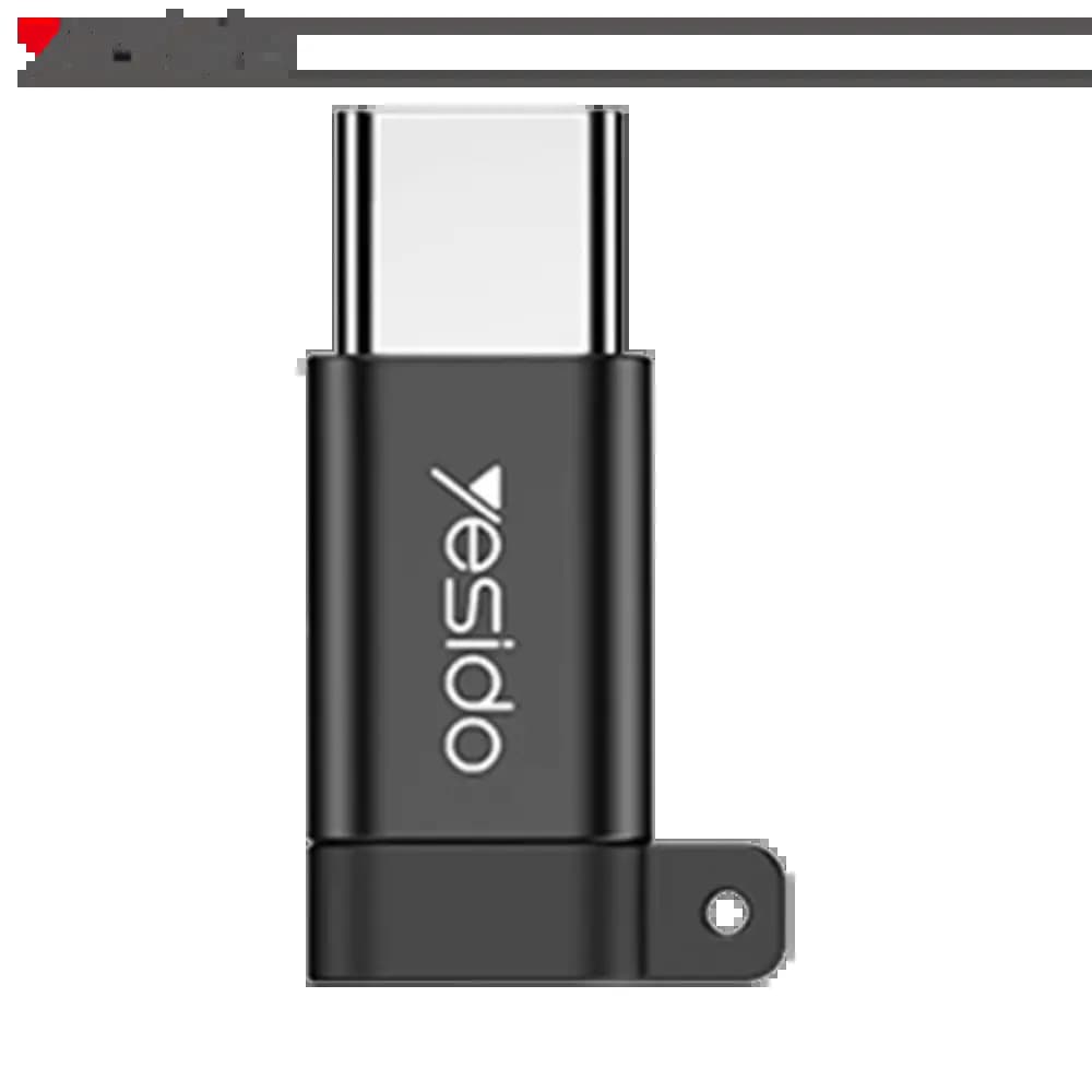 Adaptateur OTG Micro USB femelle vers USB-C mâle - charge et données - Yesido GS04