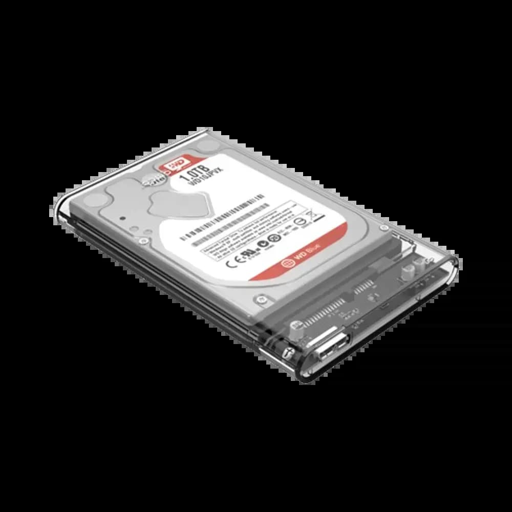 Boitier Disque Dur Orico 2.5" HDD/SSD USB 3.0 Transparent