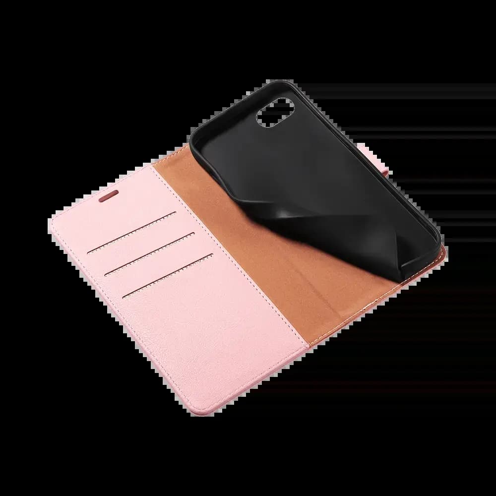 Housse folio anti-RFID iPhone 7 / 8 / SE – PROTECT IP011 Rose - Vue 4