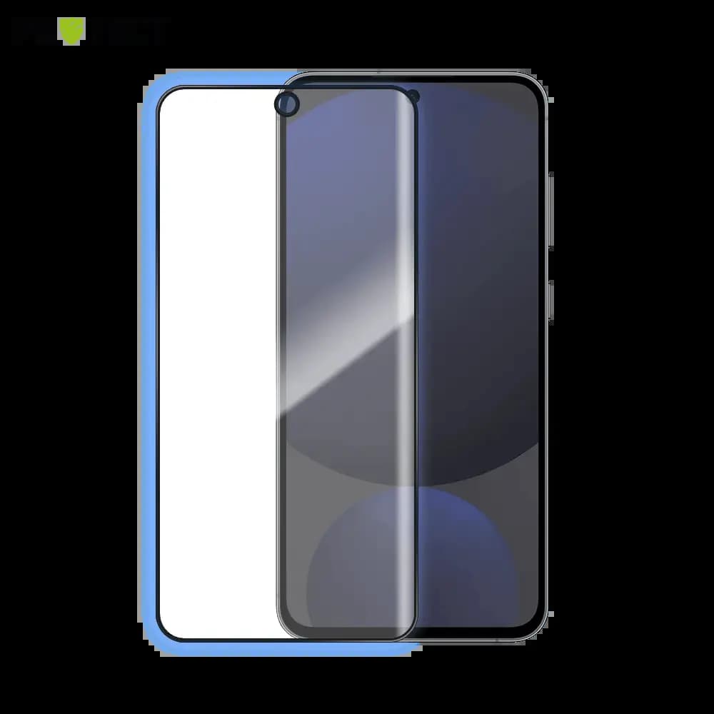 Verre trempé intégral Samsung Galaxy S24 FE protection 9H - PROTECT Noir