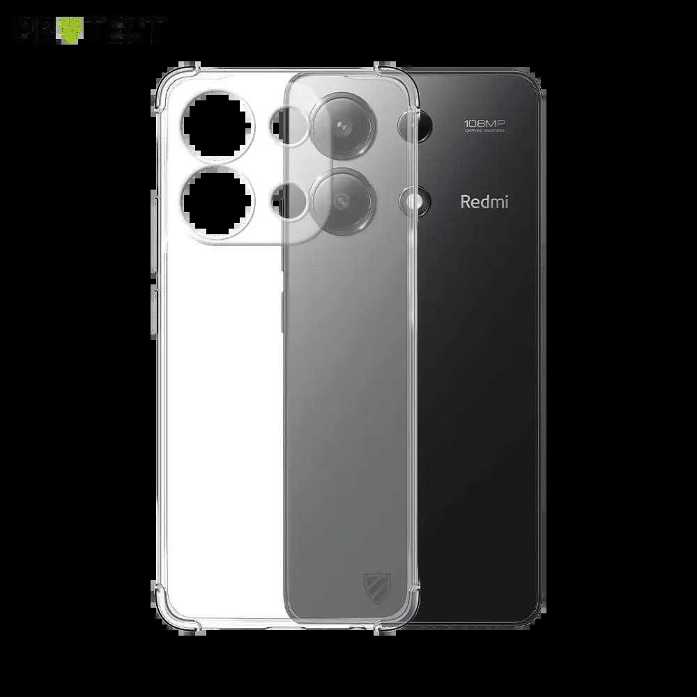 Coque antichoc renforcée transparente Xiaomi Redmi Note 13 4G - silicone PROTECT