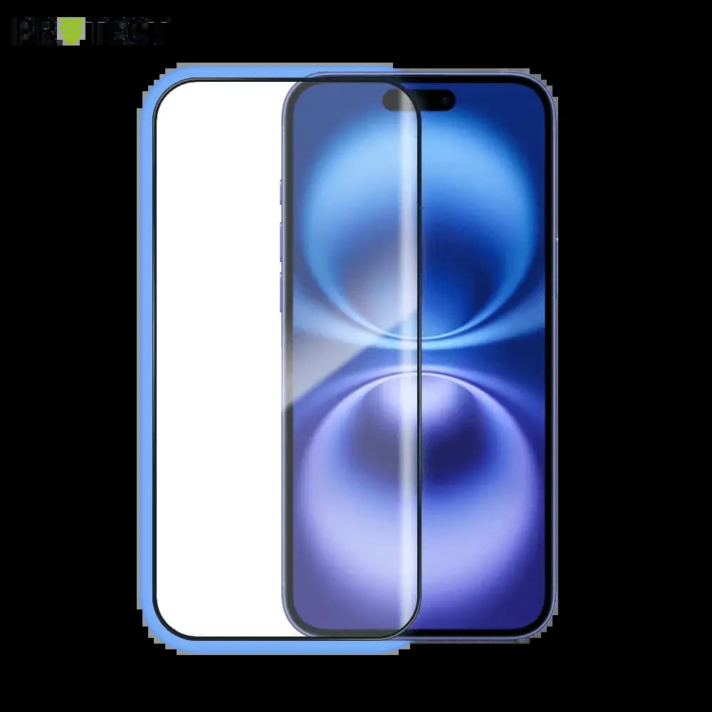 Verre trempé intégral iPhone 16 protection écran 9H - PROTECT Noir