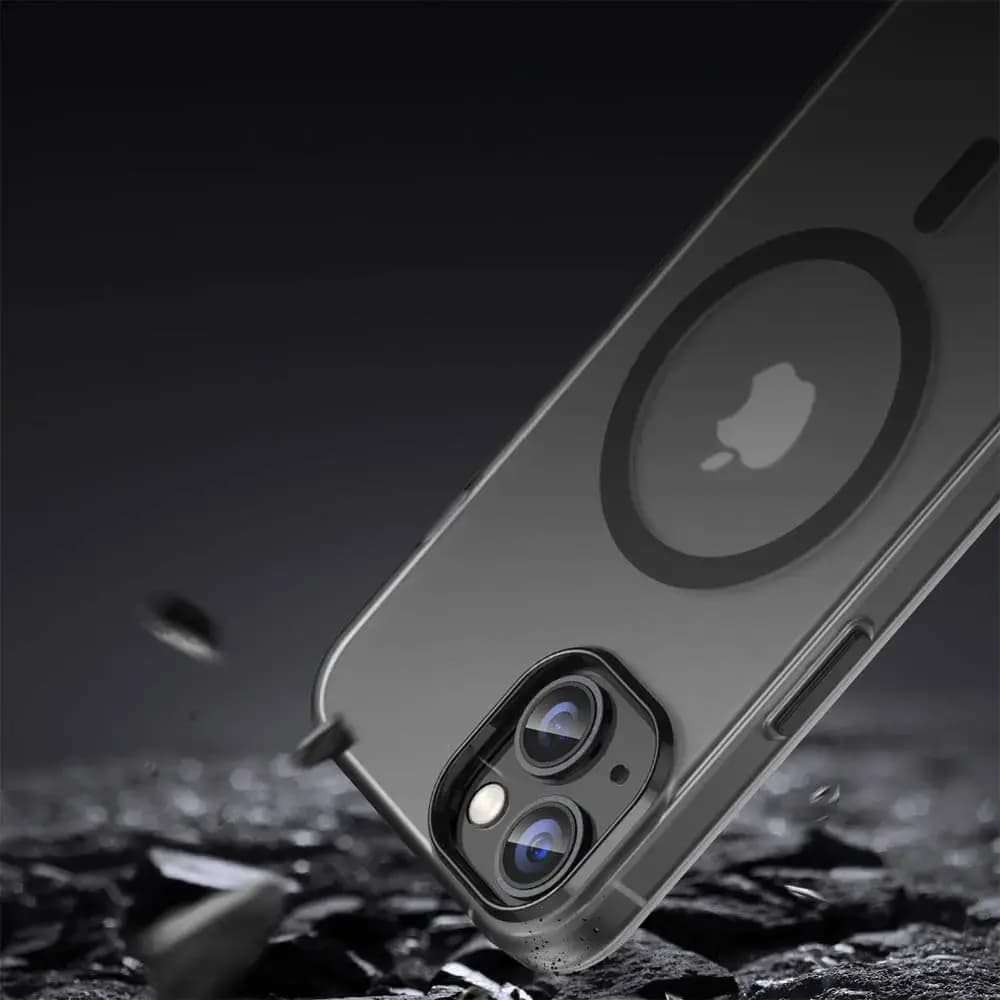 Coque MagSafe bi-matière iPhone 14 Plus - PROTECT MF-006 Noir - Vue 4