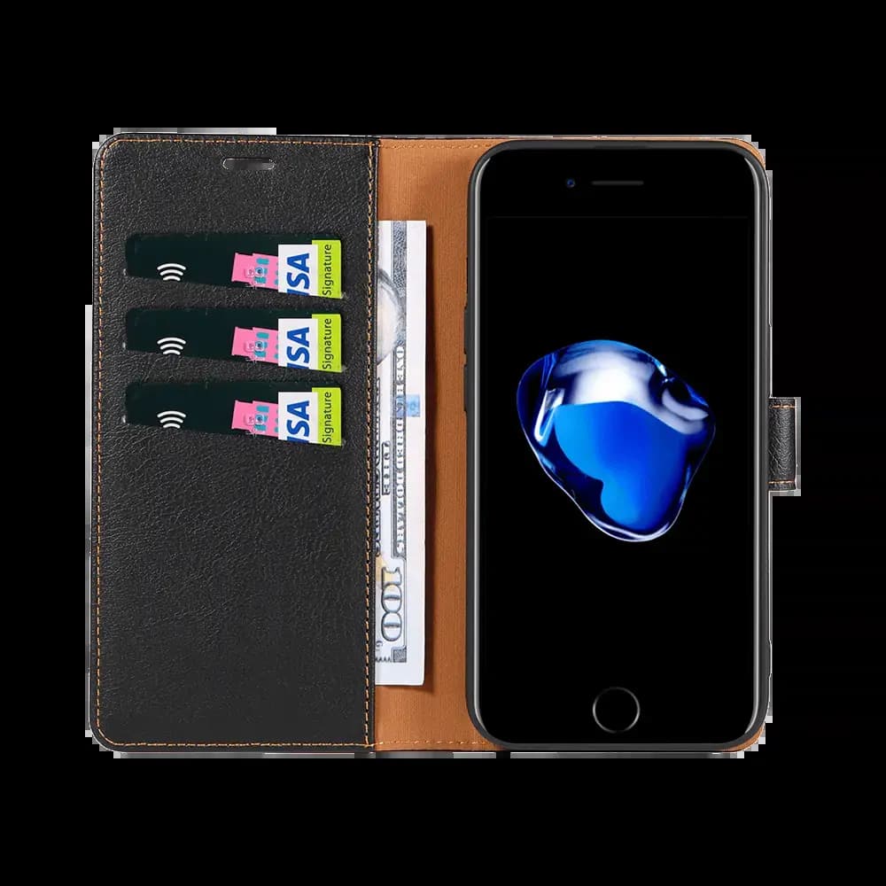Housse folio anti-RFID iPhone 6 / 6S - PROTECT IP011 Noir