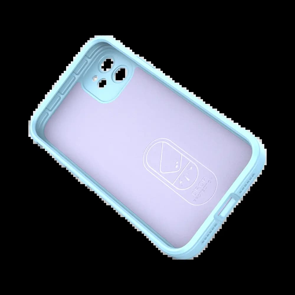 Coque de protection antichoc renforcée iPhone 12 - PROTECT IX008 Bleu Clair