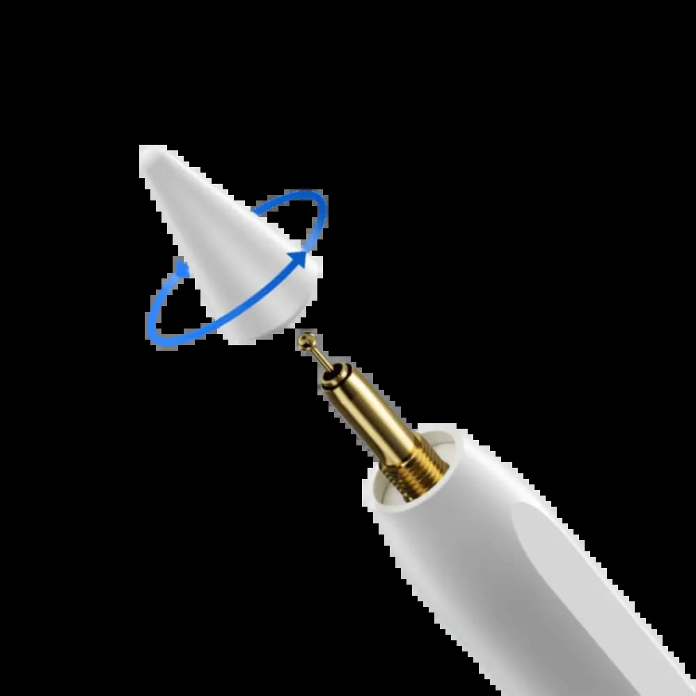 Stylet actif pour iPad avec 2 pointes de remplacement - JOYROOM JR-X9S Blanc