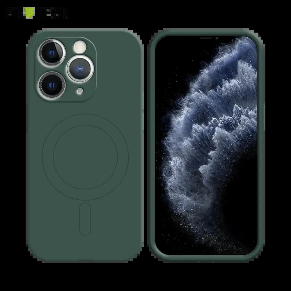 Coque de Protection PROTECT IZ001 pour Apple iPhone 11 Pro Max MagSafe Vert Foncé
