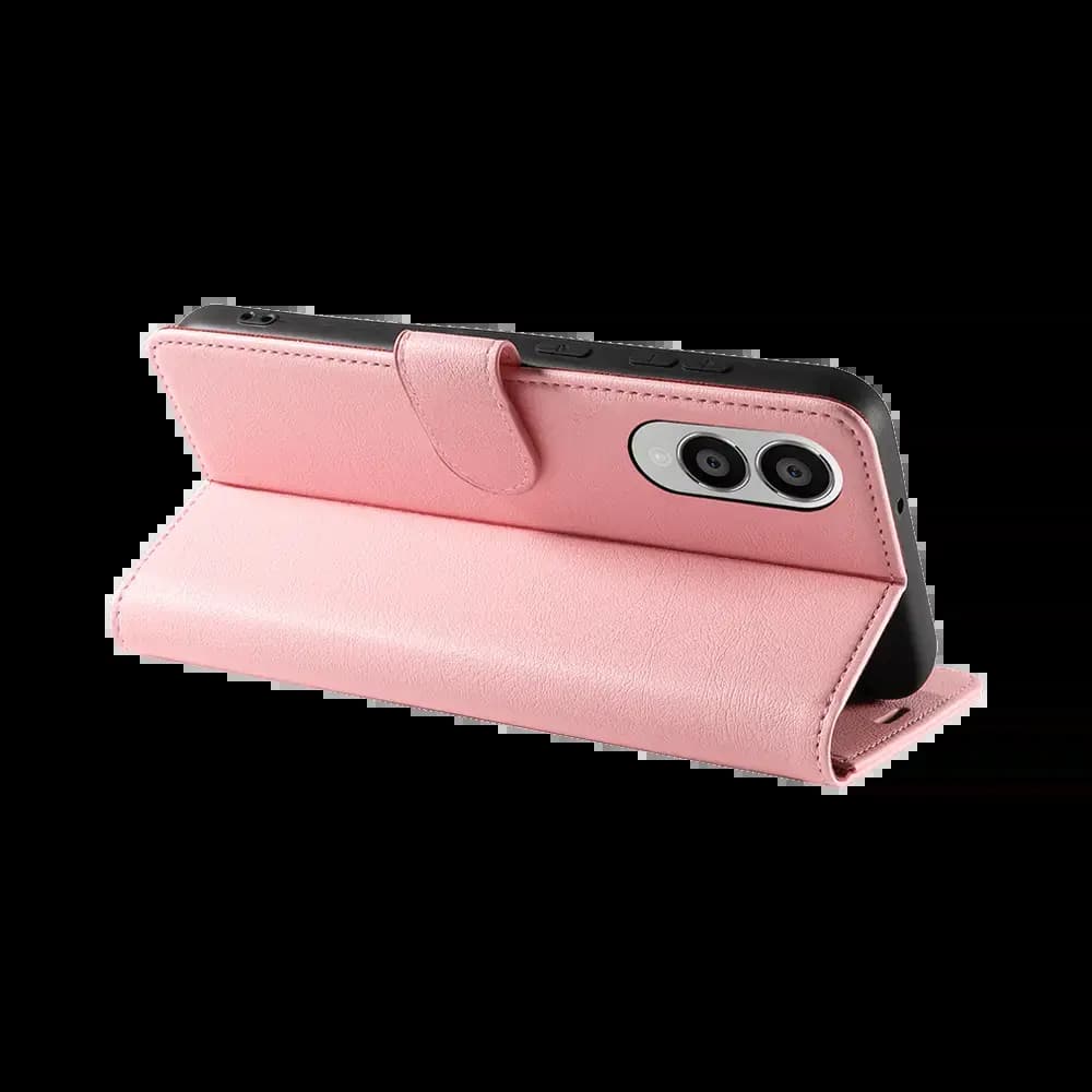 Housse folio anti-RFID Samsung Galaxy S25 Edge – PROTECT IP011 Rose