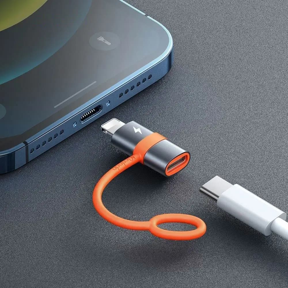 Adaptateur OTG USB-C femelle vers Lightning mâle Mcdodo OT-0510 Noir