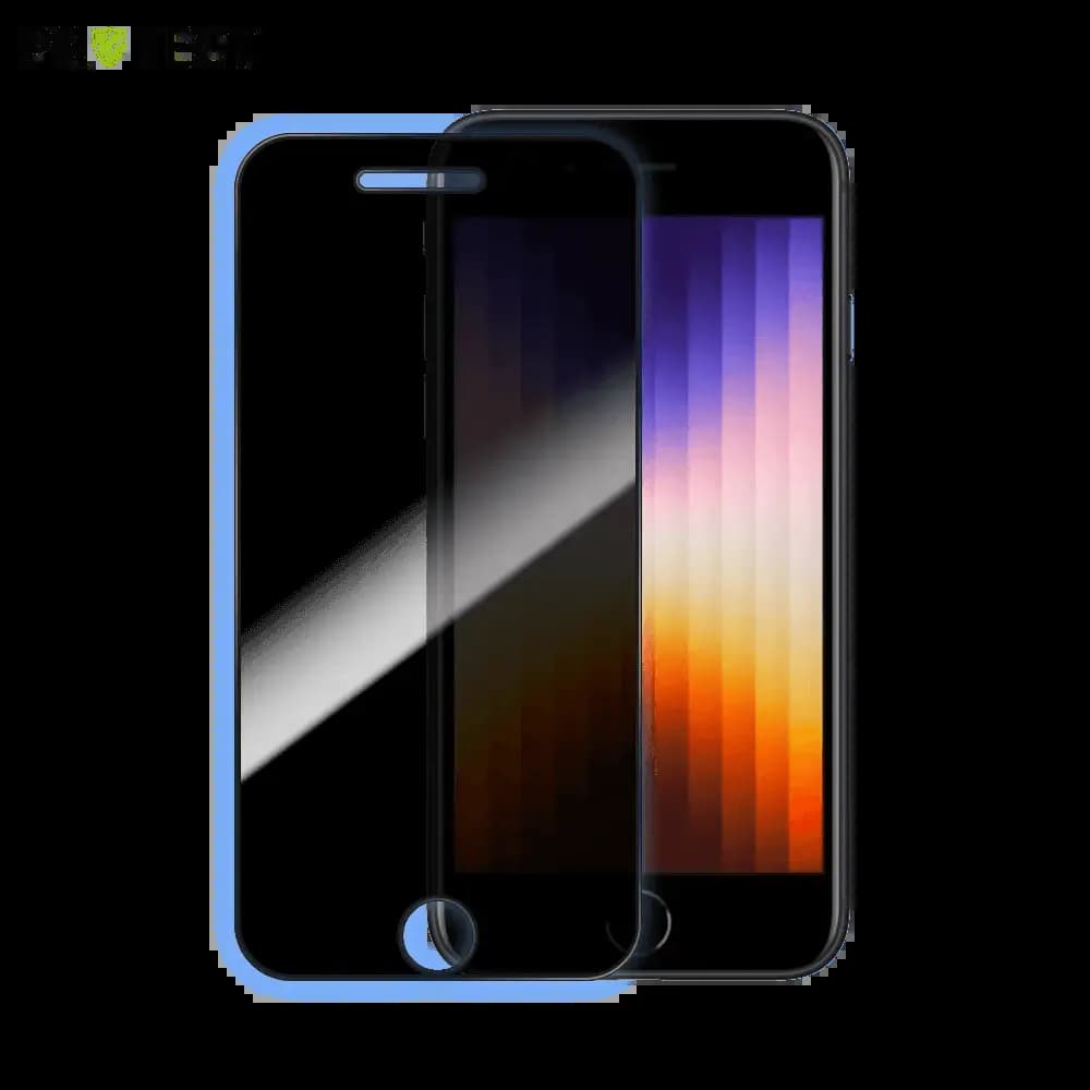 Verre trempé anti-espions iPhone 6 / 6S / 7 / 8 / SE (2nd Gen) / SE (3e Gen) protection écran 9H - PROTECT Transparent
