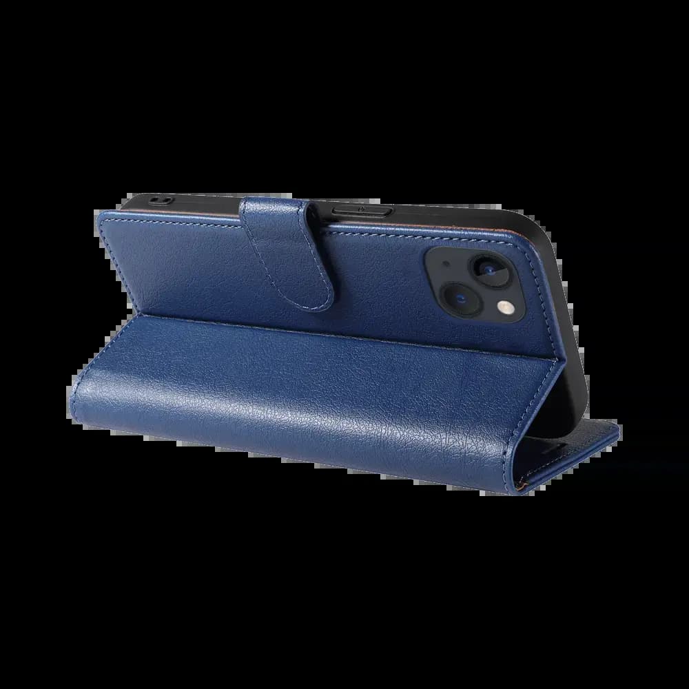 Housse folio anti-RFID iPhone 13 – PROTECT IP011 Bleu Marine
