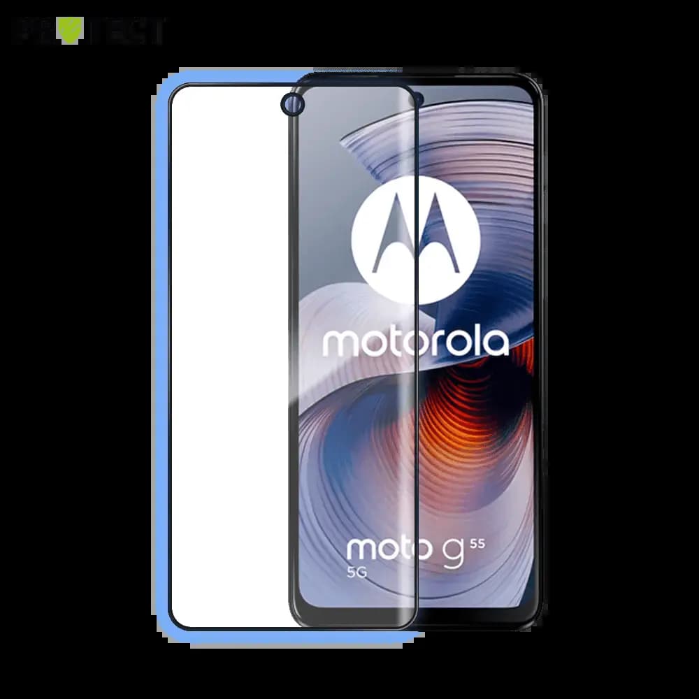 Verre trempé intégral Motorola Moto G55 5G protection écran 9H - PROTECT Noir