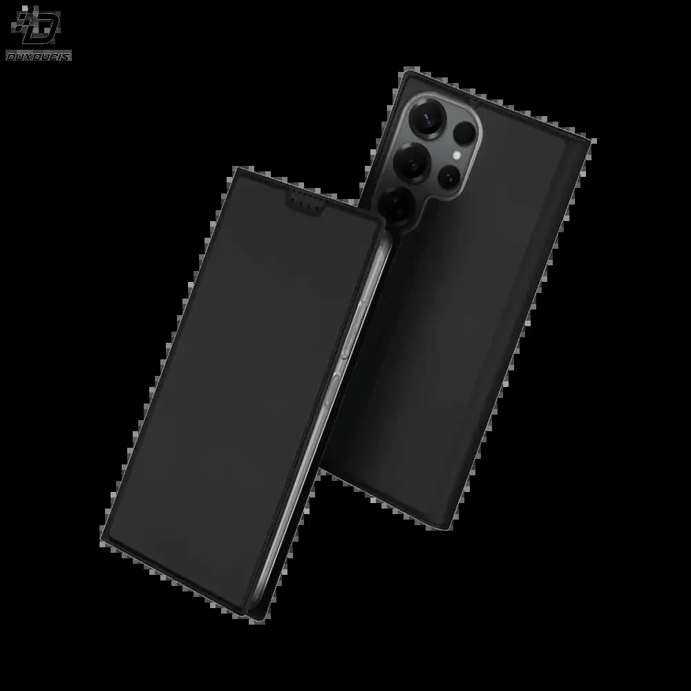 Housse folio Samsung Galaxy S25 Ultra porte-carte - Dux Ducis Skin Pro Noir