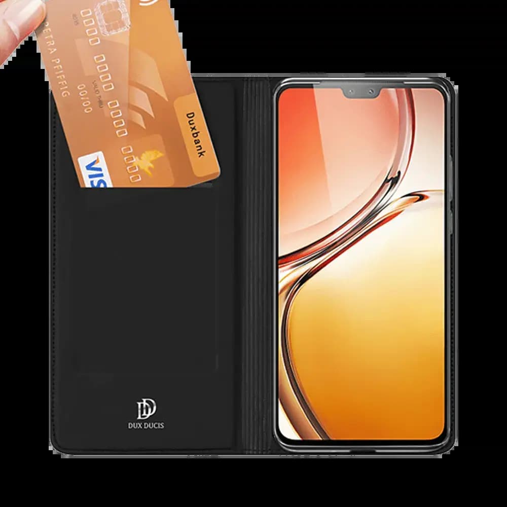 Housse folio Vivo V23 5G porte-carte - Dux Ducis Skin Pro Bleu