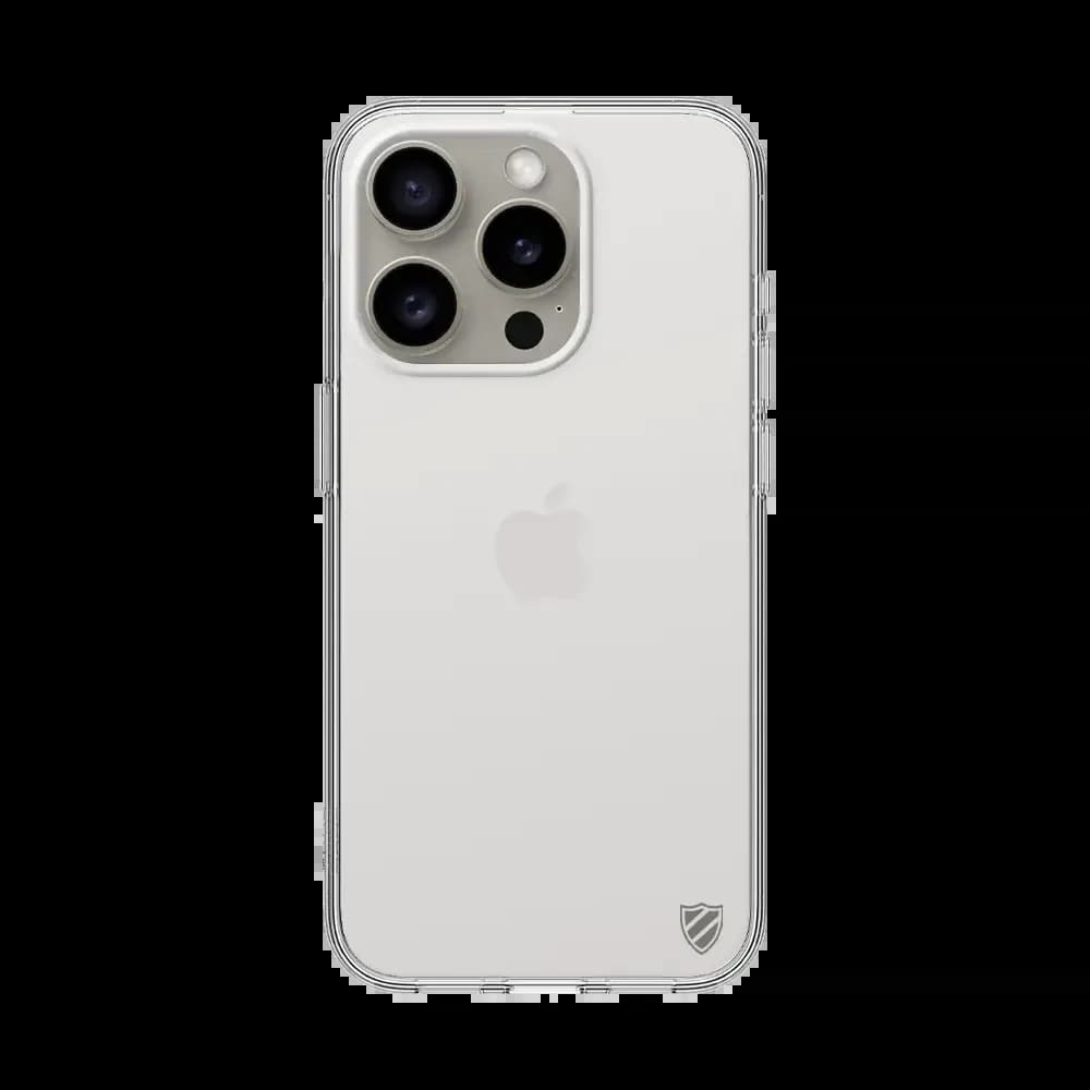Coque silicone iPhone 15 Pro PROTECT - Transparent