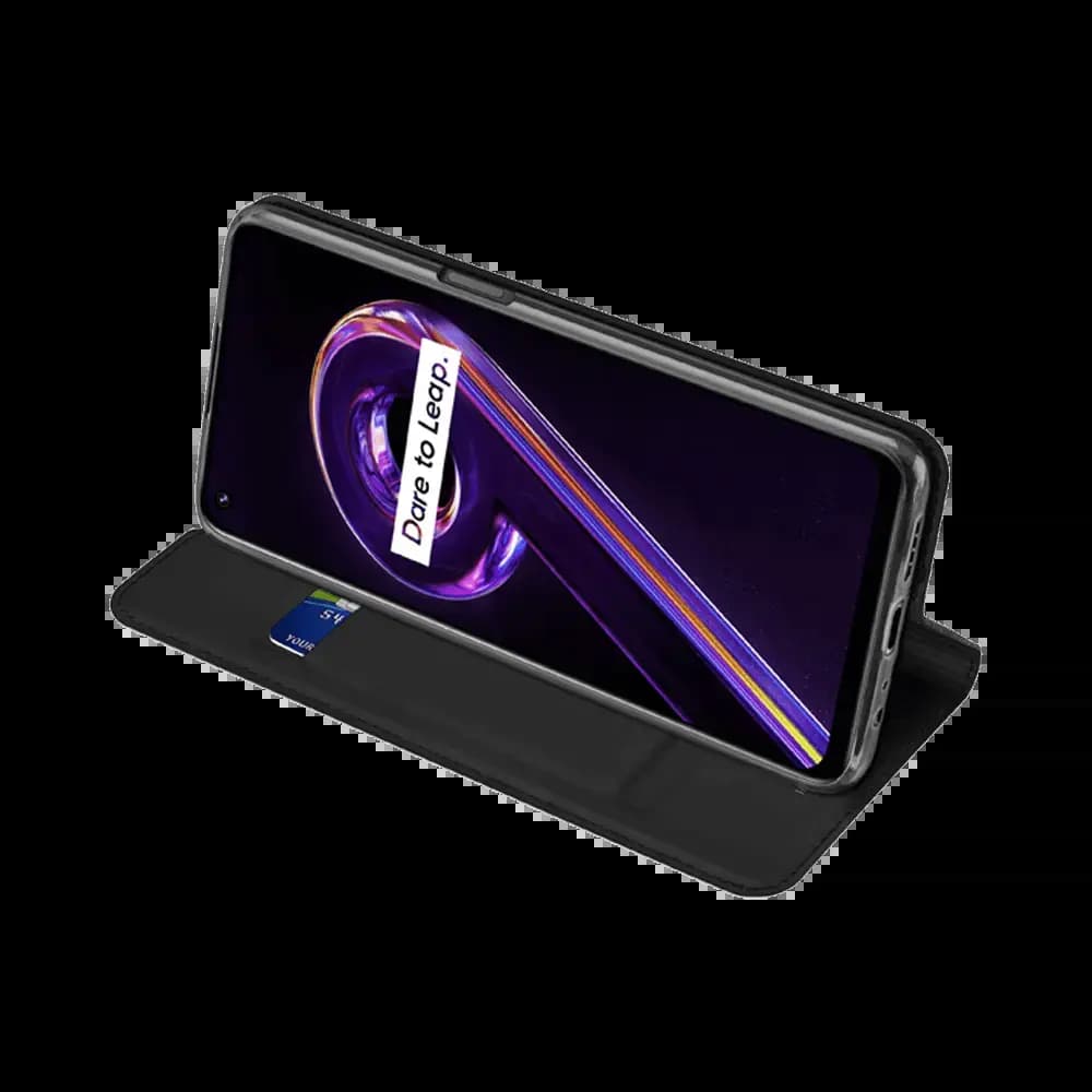 Housse folio Realme 9 Pro+ / Realme 9 4G porte-carte - Dux Ducis Skin Pro Noir