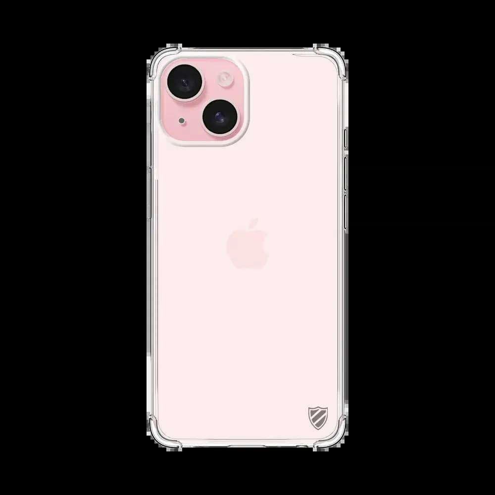Coque antichoc renforcée transparente iPhone 15 - silicone PROTECT