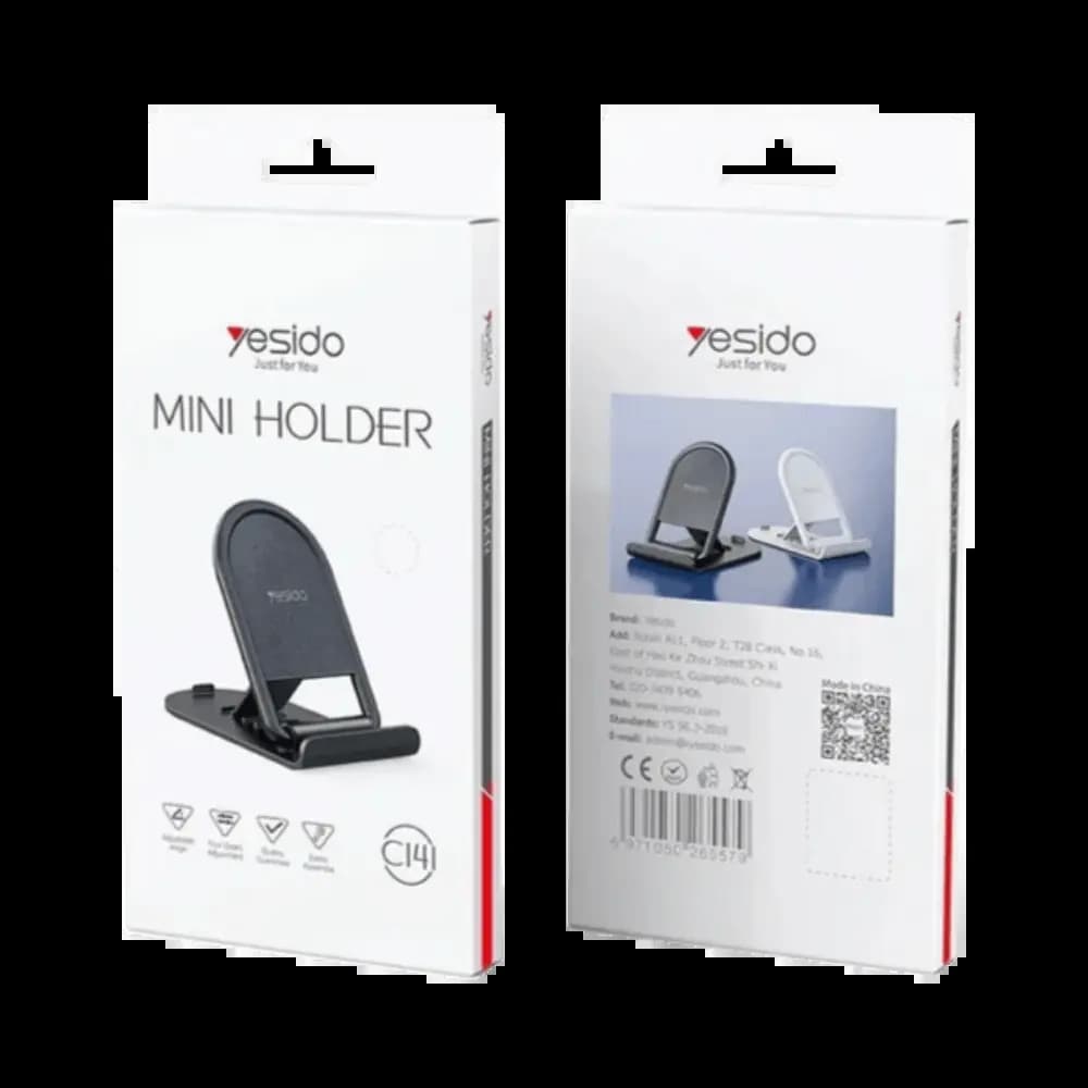 Support smartphone pliable 4 angles d'inclinaison - Yesido C141 Mini