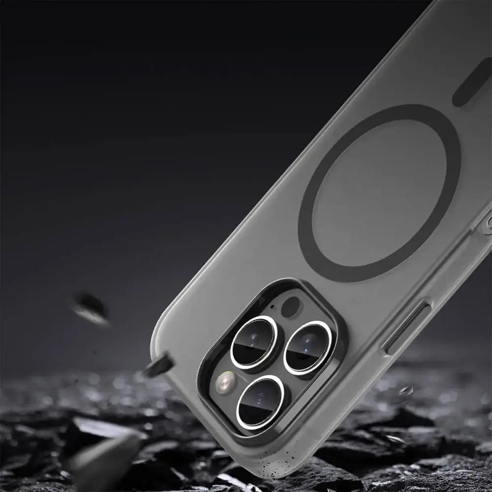 Coque MagSafe bi-matière iPhone 16 Pro - PROTECT MF-006 Noir - Vue 4