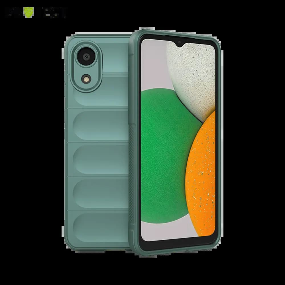 Coque de protection antichoc renforcée Samsung Galaxy A03 Core - PROTECT IX008 Vert Foncé