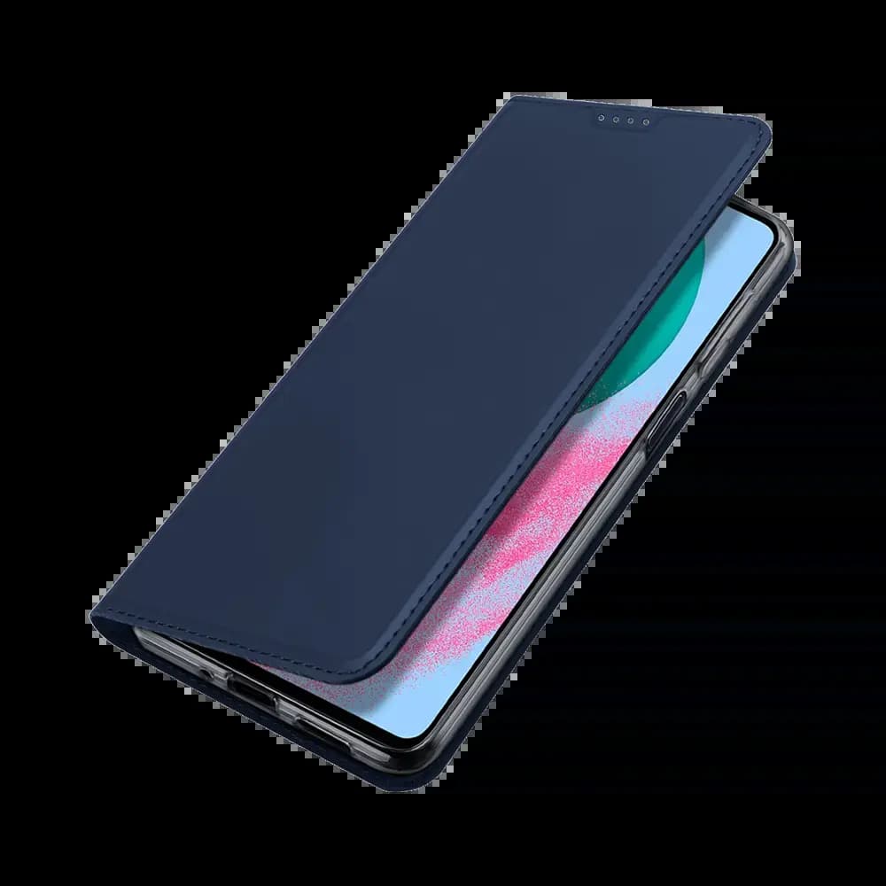 Housse folio Samsung Galaxy M54 5G porte-carte - Dux Ducis Skin Pro Bleu