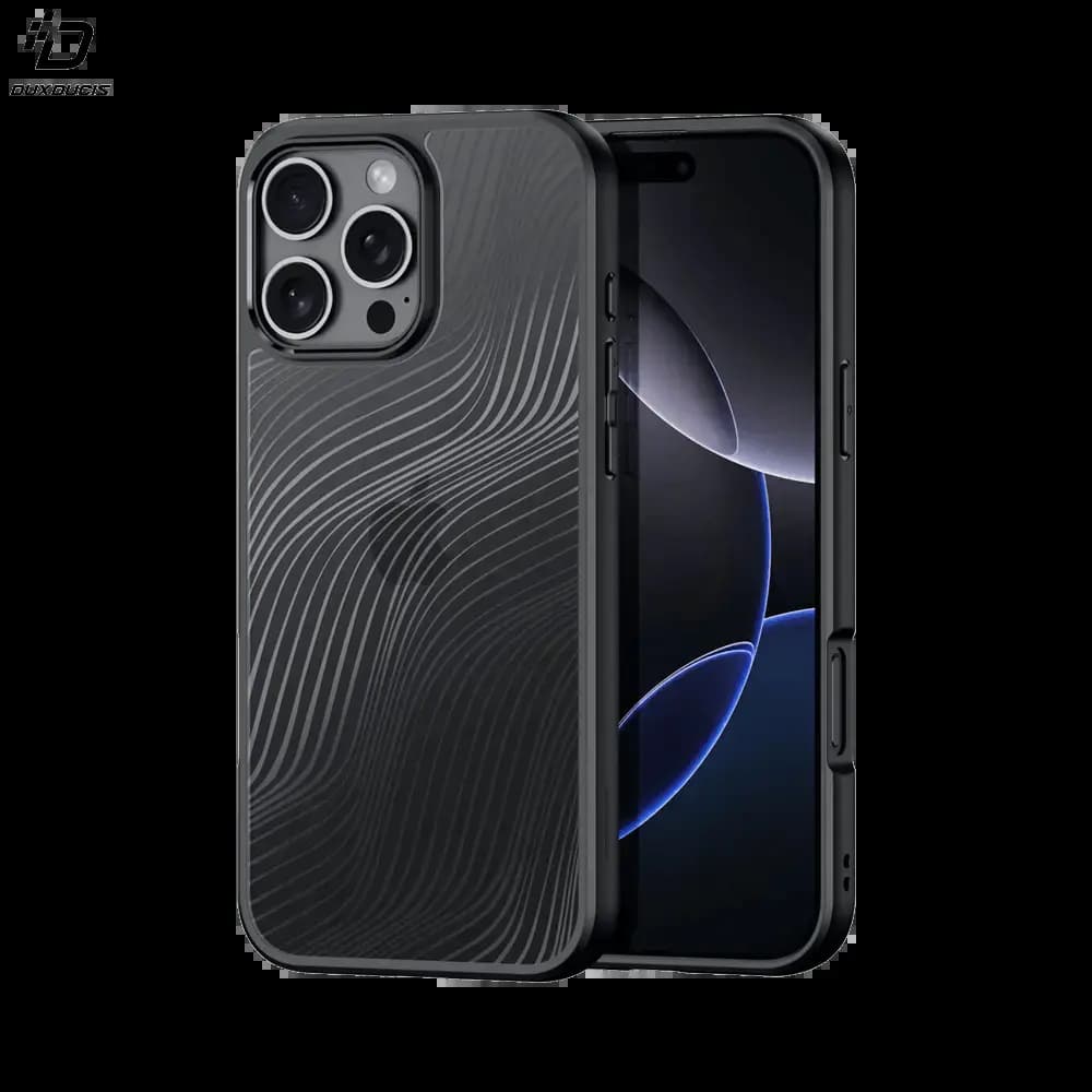 Coque de Protection Aimo Dux Ducis pour Apple iPhone 16 Pro Noir