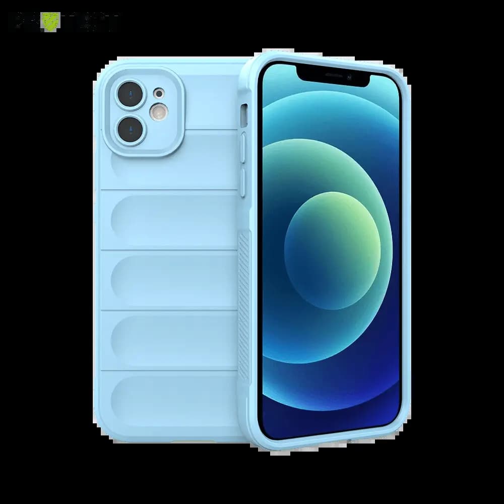 Coque de protection antichoc renforcée iPhone 12 - PROTECT IX008 Bleu Clair