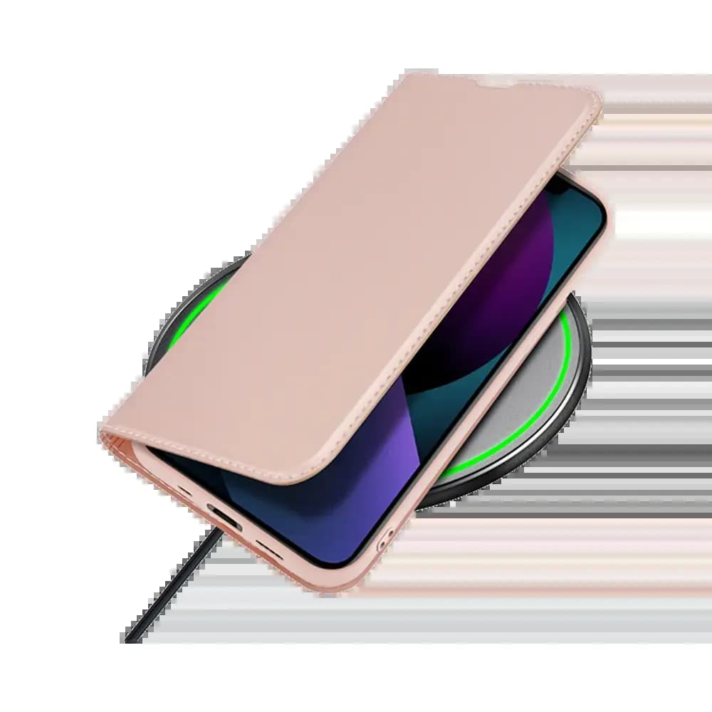 Housse folio Google iPhone 13 mini porte-carte – Dux Ducis Skin Pro Noir - Vue 4