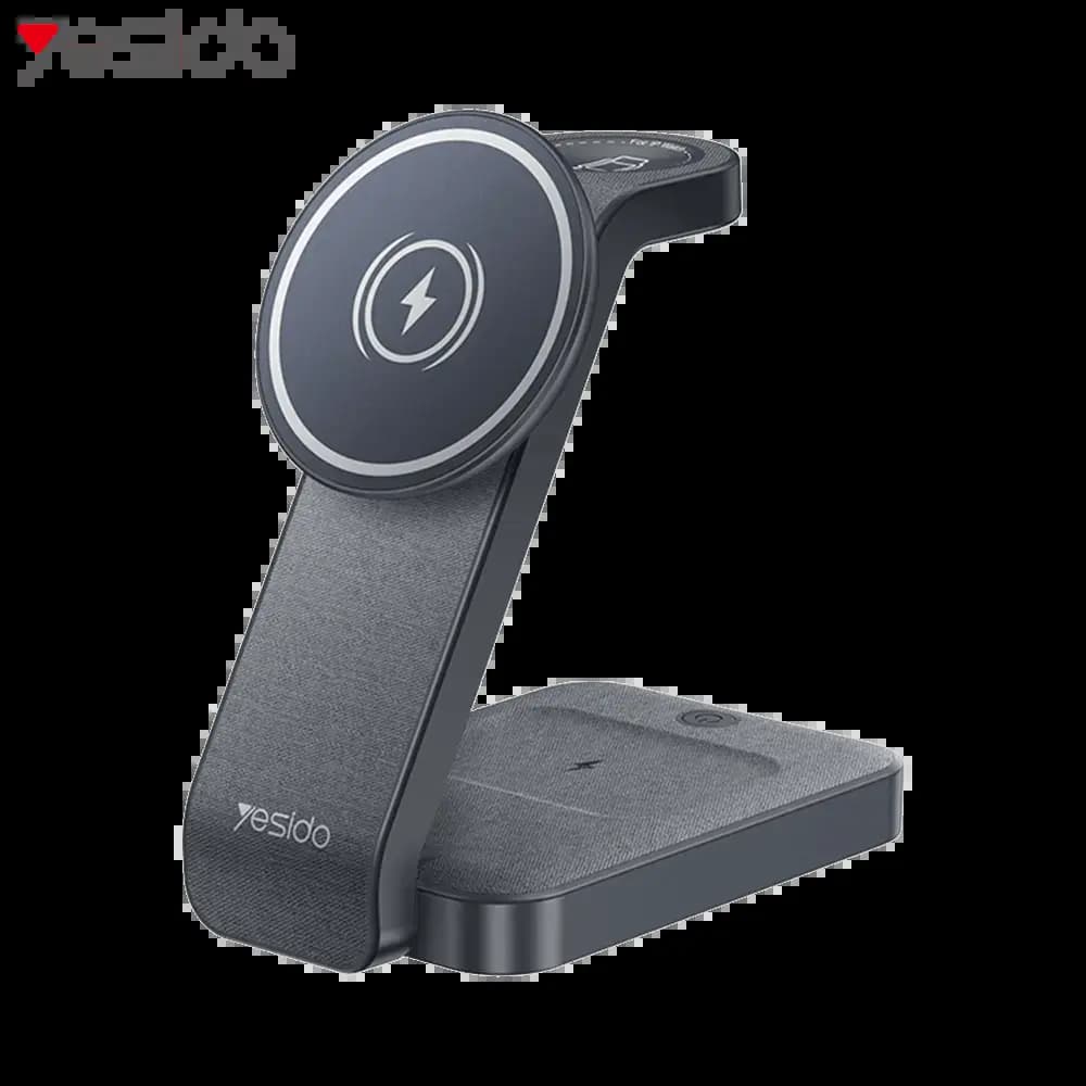 Station de Charge sans Fil Yesido 4 en 1 Noir