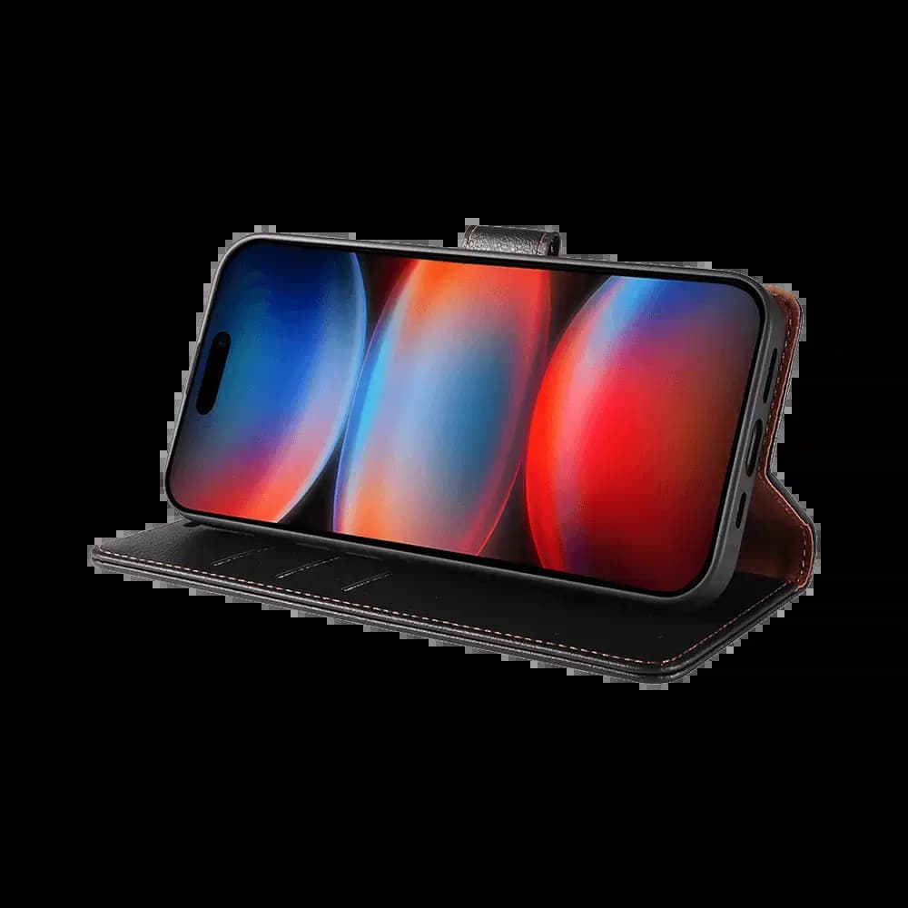 Housse folio anti-RFID iPhone 17 Pro – PROTECT IP011 Noir - Vue 5