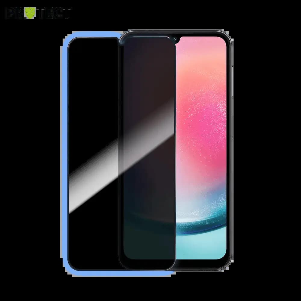 Verre trempé anti-espions Samsung Galaxy A24 4G / A25 5G / A15 5G / A15 4G protection écran 9H - PROTECT Transparent