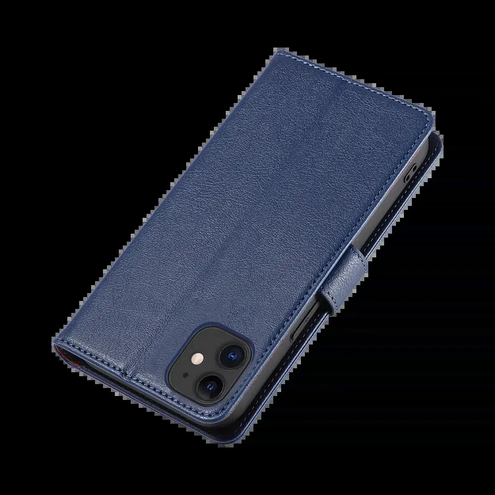 Housse folio anti-RFID iPhone 11 – PROTECT IP011 Bleu Marine - Vue 6