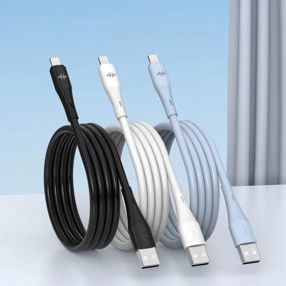 Câble Data USB vers Lightning CONNECT 10W (1m) Blanc