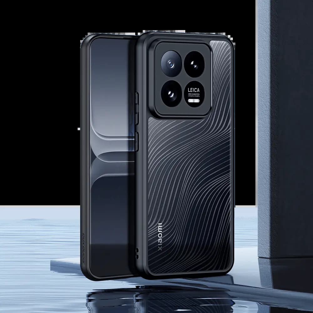 Coque Xiaomi 14 Pro anti-chocs finition mate - Dux Ducis Aimo Noir