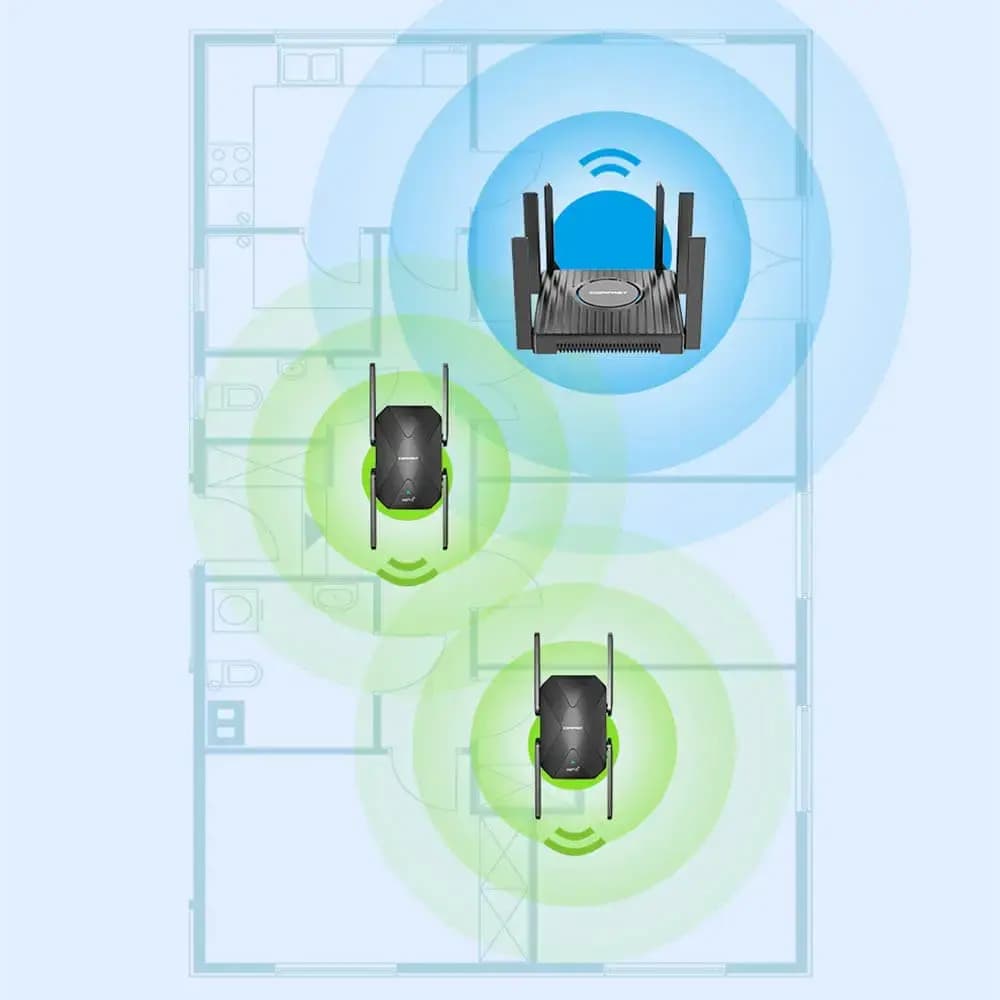 Répéteur WiFi 6 1500 Mbps - Comfast CF-XR181