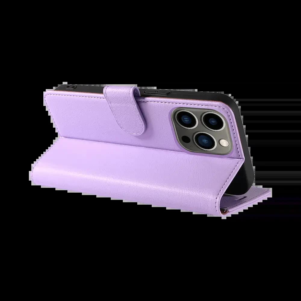 Housse folio anti-RFID iPhone 12 / 12 Pro – PROTECT IP011 Rose - Vue 2