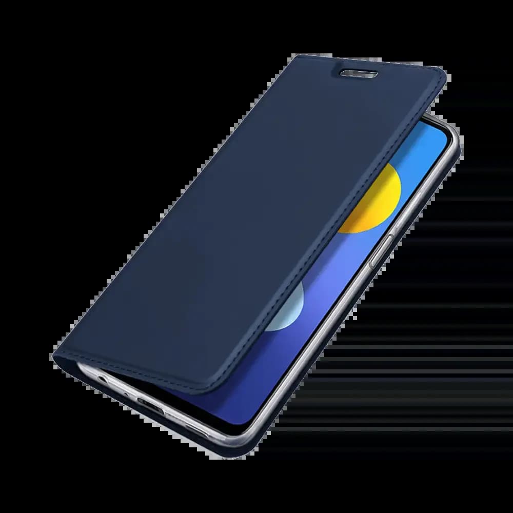 Housse folio Vivo Y72 5G porte-carte - Dux Ducis Skin Pro Bleu