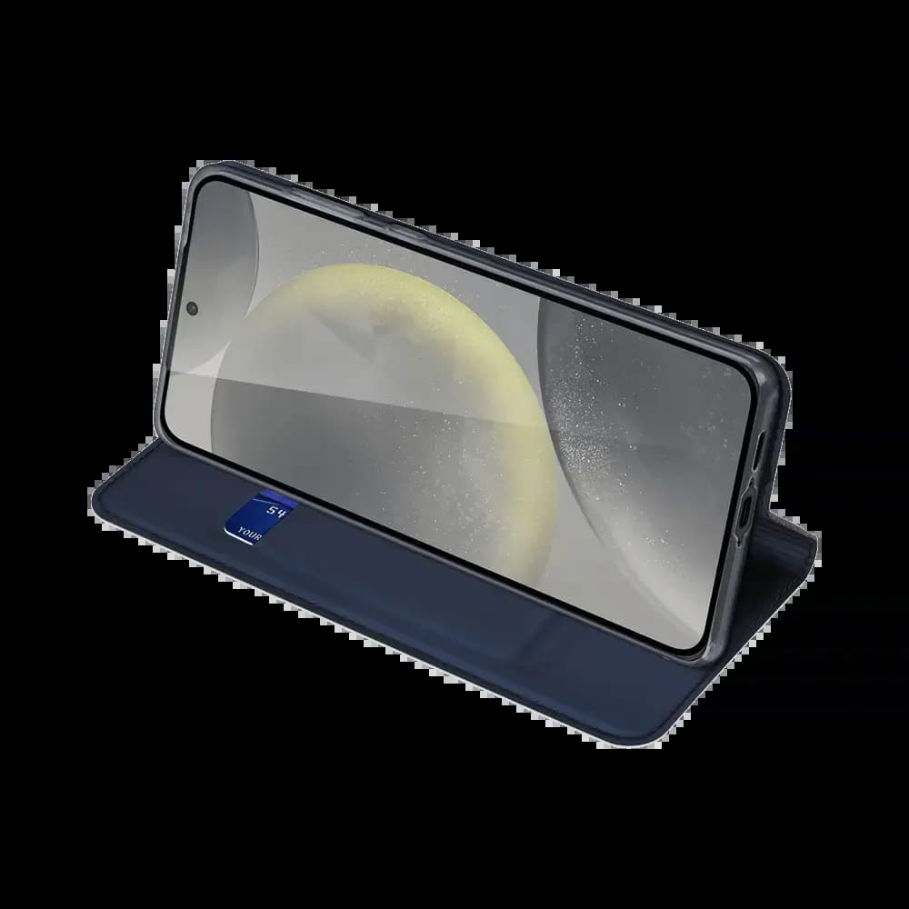 Housse folio Samsung Galaxy S24 FE porte-carte - Dux Ducis Skin Pro Bleu